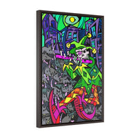 The Pied Piper - Framed Canvas Print