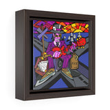 A deal at the crossroads - Framed Canvas Print