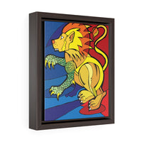 Alphyn Lion - Framed Canvas Print