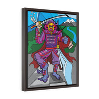 Samurai - Framed Canvas Print