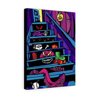 Basement Stairs of Terror - Canvas Print