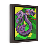 Winged Snake - Amphitere - Framed Canvas Print