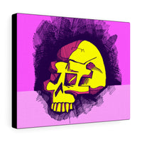 Pensive Skull - Canvas Print