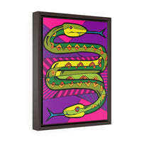 Two Headed Snake - Amphisbaena - Framed Canvas Print