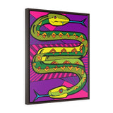 Two Headed Snake - Amphisbaena - Framed Canvas Print