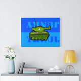 Tank Blue - Canvas Print