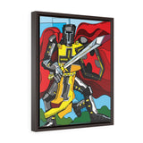 Black Knight - Framed Canvas Print