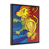 Alphyn Lion - Framed Canvas Print